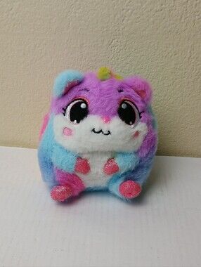 Mi Rainbow Unicorn Hamster Plush - Purple, Blue, Pink, White - Washable